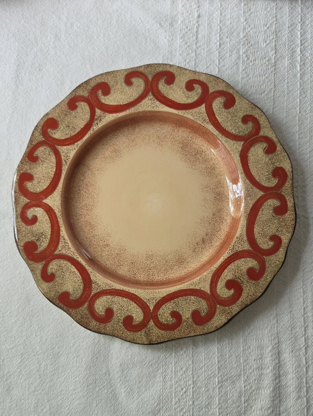 Casa Cristina Home Collexrion By Cbk Vintage Dinner Plate 12